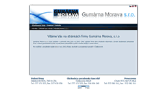 Desktop Screenshot of gumarnamorava.cz